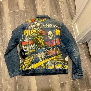 Brand new PRPS denim jacket size XXL.